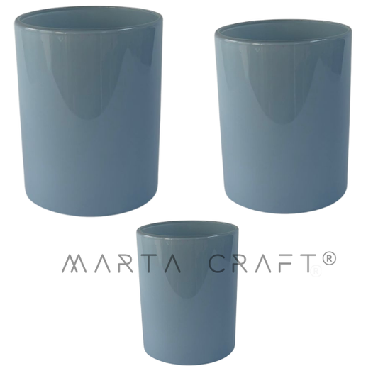 | Copo de Vidro CIL Azul Brilhante/ Mate Fosco - 220 mL | 350 mL | 500 mL