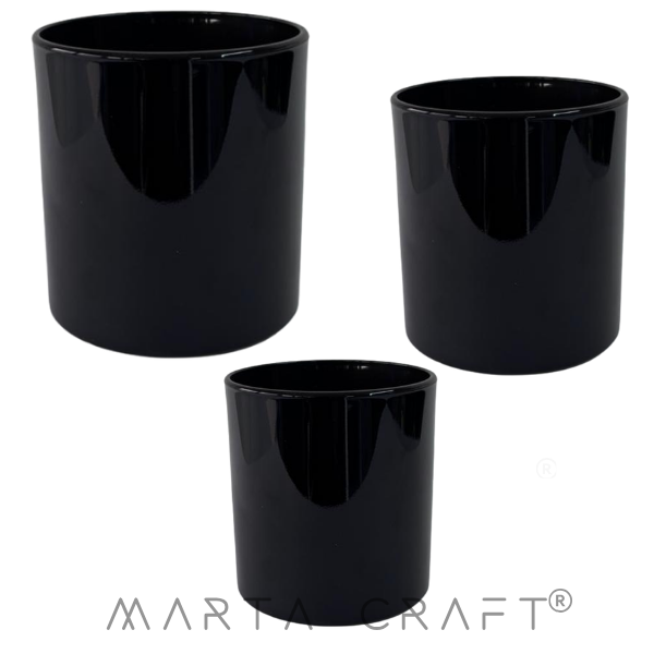 | Copo de Vidro CIL Preto Brilhante/ Mate Fosco - 220 mL | 350 mL | 500 mL