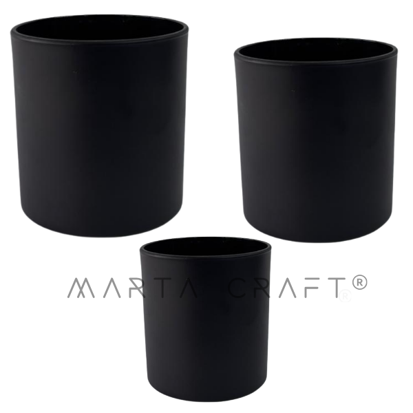 | Copo de Vidro CIL Preto Brilhante/ Mate Fosco - 220 mL | 350 mL | 500 mL