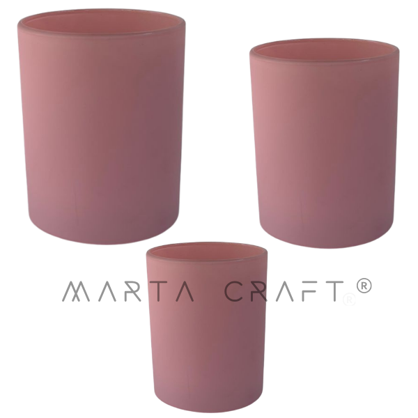 | Copo de Vidro CIL Rosa Brilhante/ Mate Fosco - 220 mL | 350 mL | 500 mL