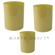 | Copo de Vidro CIL Amarelo Brilhante/ Mate Fosco - 220 mL | 350 mL | 500 mL