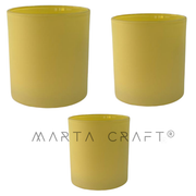 | Copo de Vidro CIL Amarelo Brilhante/ Mate Fosco - 220 mL | 350 mL | 500 mL