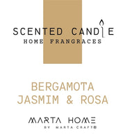 Scented Candle | Bergamota Jasmim & Rosa