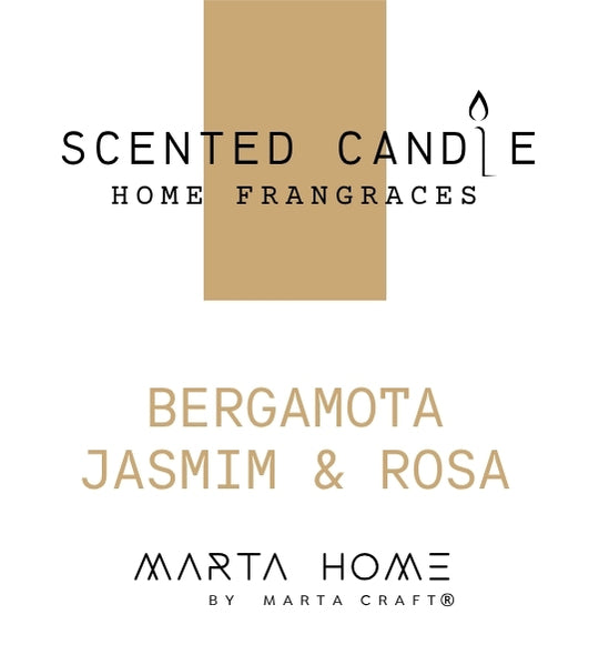 RV Scented Candle | Bergamota Jasmim & Rosa