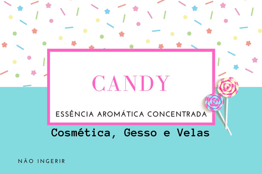 RV Essência aromática concentrada  para Velas e Sabonetes e Gesso -CANDY