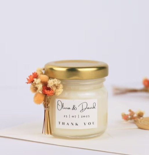 Boião Vidro Transparente 40 ml + Tampa Dourada (Monodose)