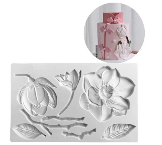 F010MS - Desenho de flores