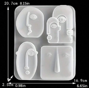 FC009MS -Molde Rosto Humano Abstrato