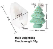 NA090MS - Molde árvore Natal  vela Cake