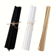 Varetas de Fibra para Mikado 200 × 3 mm – 12 Unidades – Natural/Branco/Preto