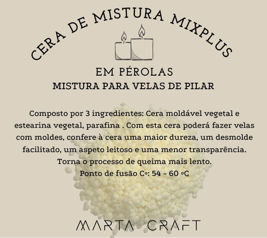 Cera de mistura MIXPLUS - P/ Molde Pilar