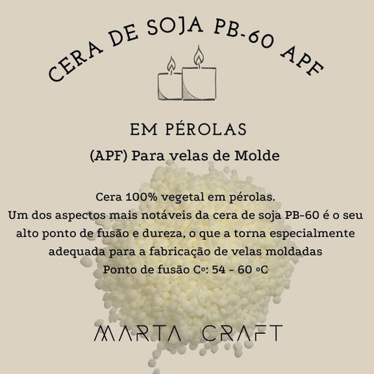 Cera de Soja PB-60 - APF - P/ Molde