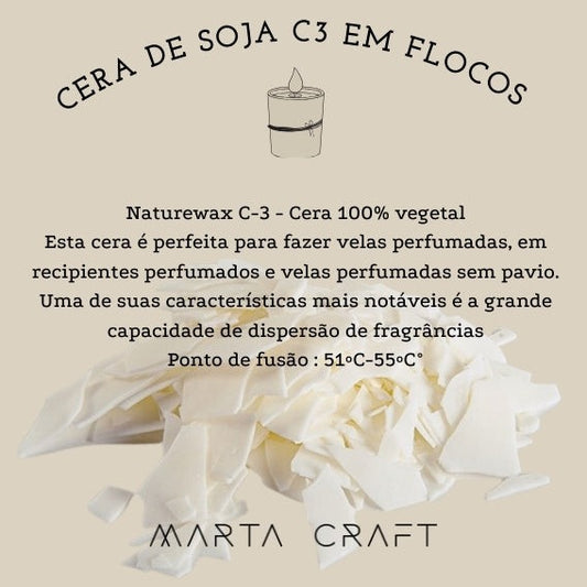 RV Cera de Soja em flocos  C3 -  P/ Copo