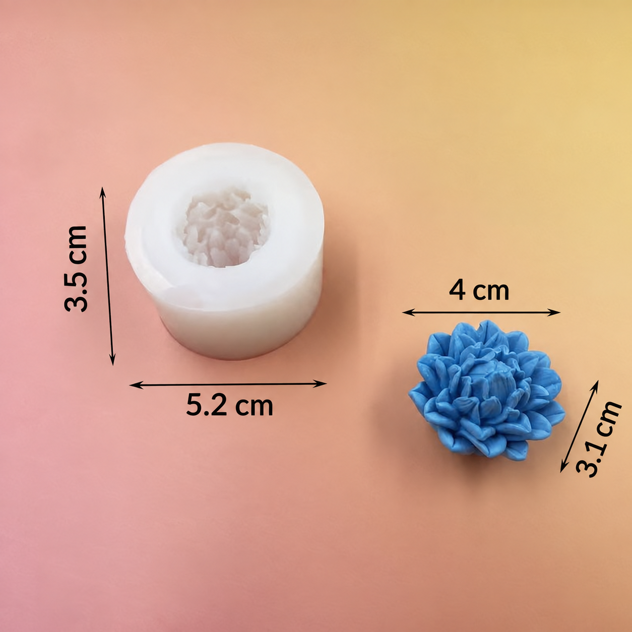 F053MS- Molde Flor de Dália