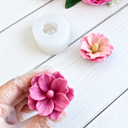 F056MS- Molde Flor Camélia