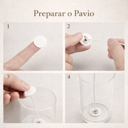 100 ponto de cola fita dupla de espuma para fazer velas DIY