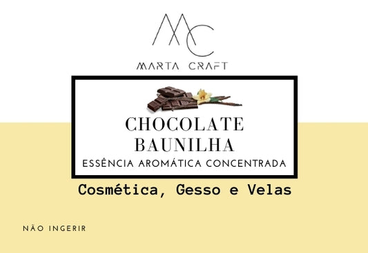 Essência aromática concentrada - Chocolate & Baunilha