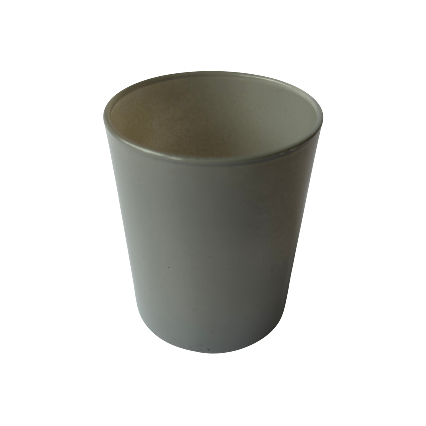 Copo Vidro Cinza Brilhante Mate - 180 ml