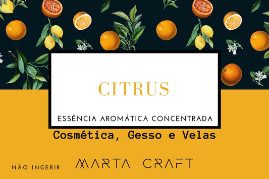 RV Essência aromática concentrada  para Velas e Sabonetes e Gesso - CITRUS