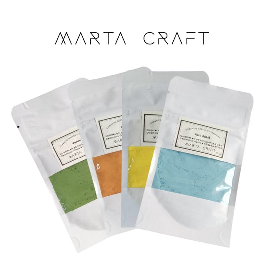 RV Corantes em pó - Gesso e Pó de cerâmica