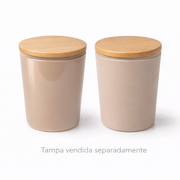 Copo de Vidro CIL  Bege  Brilhante vs Mate Fosco – 220 mL