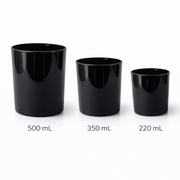 Copo de Vidro CIL Preto – Brilhante vs Mate Fosco 220 mL | 350 mL | 500 mL
