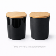 Copo de Vidro CIL Preto – Brilhante vs Mate Fosco 220 mL | 350 mL | 500 mL