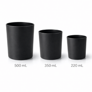 Copo de Vidro CIL Preto – Brilhante vs Mate Fosco 220 mL | 350 mL | 500 mL