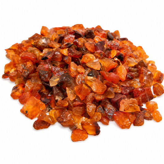 Cristais de Cornalina - 100g de Pedra 100% Natural