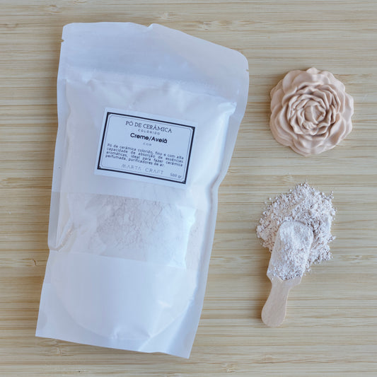 Pó Cerâmico Colorido - COR- Creme Avelã - 500g /2.5 kg - MARTA CRAFT