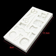 D057MS - Molde em silicone - COSTURA