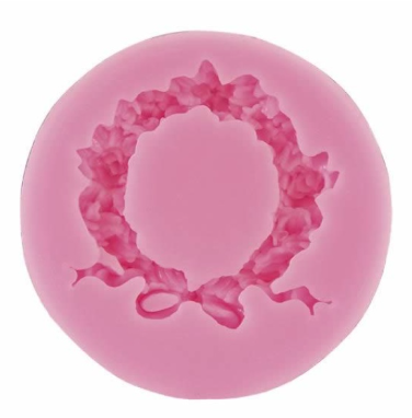 D079MS - Molde de Silicone Coroa Floral