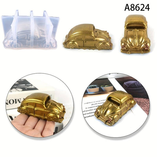 D084MS - Molde em silicone -Carro Volkswagen 3D
