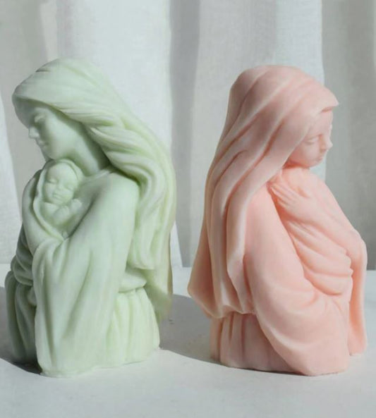 D086MS - Mãe e filho amor eterno - Molde 3D