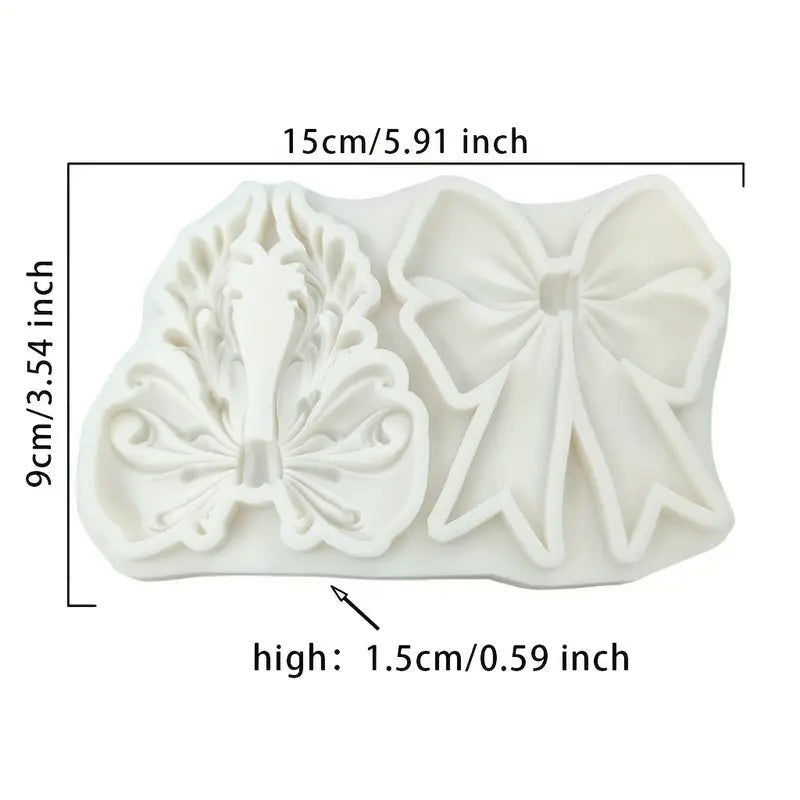 D105MS -  Molde Silicone Laço 15cm