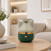Difusor de Aroma Urbano Verde e Bronze - USB - Mudança de Cor