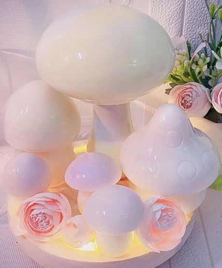 EP001MS - Molde Epóxi- Set de Cogumelos