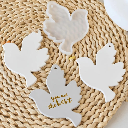 EP113MS - Molde Epoxi da Pomba da Paz de Pendurar