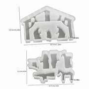 EP115MS - Molde Epoxi 2 Peças Presépio