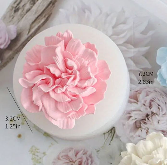 F029MS- Flor Molde de Silicone Cravo