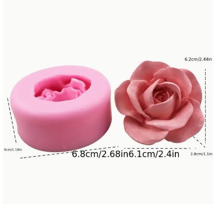 F030MS -Molde de Flor de Rosa