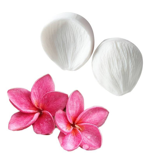 F043MS- Molde Forma De Pétalas De flor frangipani