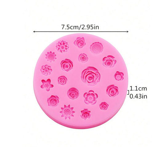 F052MS- Molde micro Flores