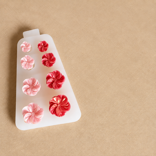 F073MS- Moldes de Silicone em Forma de Flor Irregular de flor Cerejeira