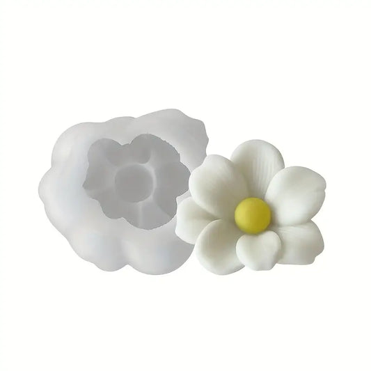 F122MS- Molde de Silicone Flor Margarida