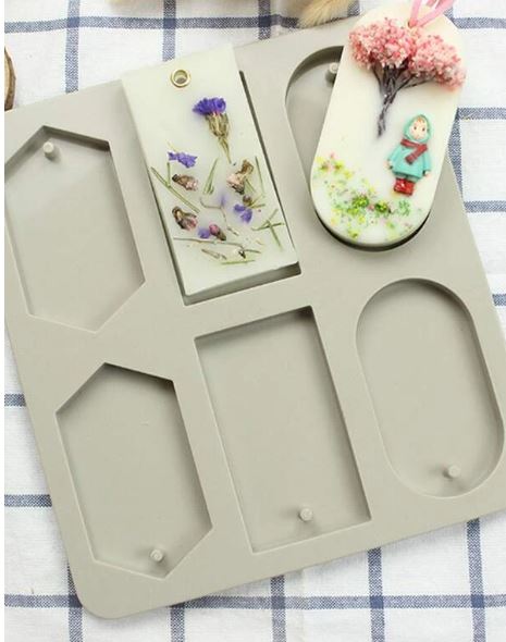 FC004MS -Molde 6 cavidades - forma geométrica - Sachês