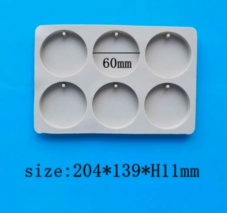 FC008MS -Molde 6 cavidades - forma geométrica - Sachês