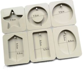 FC012MS -Diy combinação geométrica molde de silicone - Sabonetes Sachês XMC