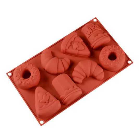 FC070MS - Molde Pastelaria 8 cavidades