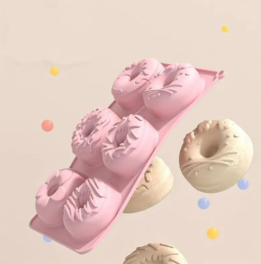 FC072MS - Molde Pastelaria Donuts 6 cavidades